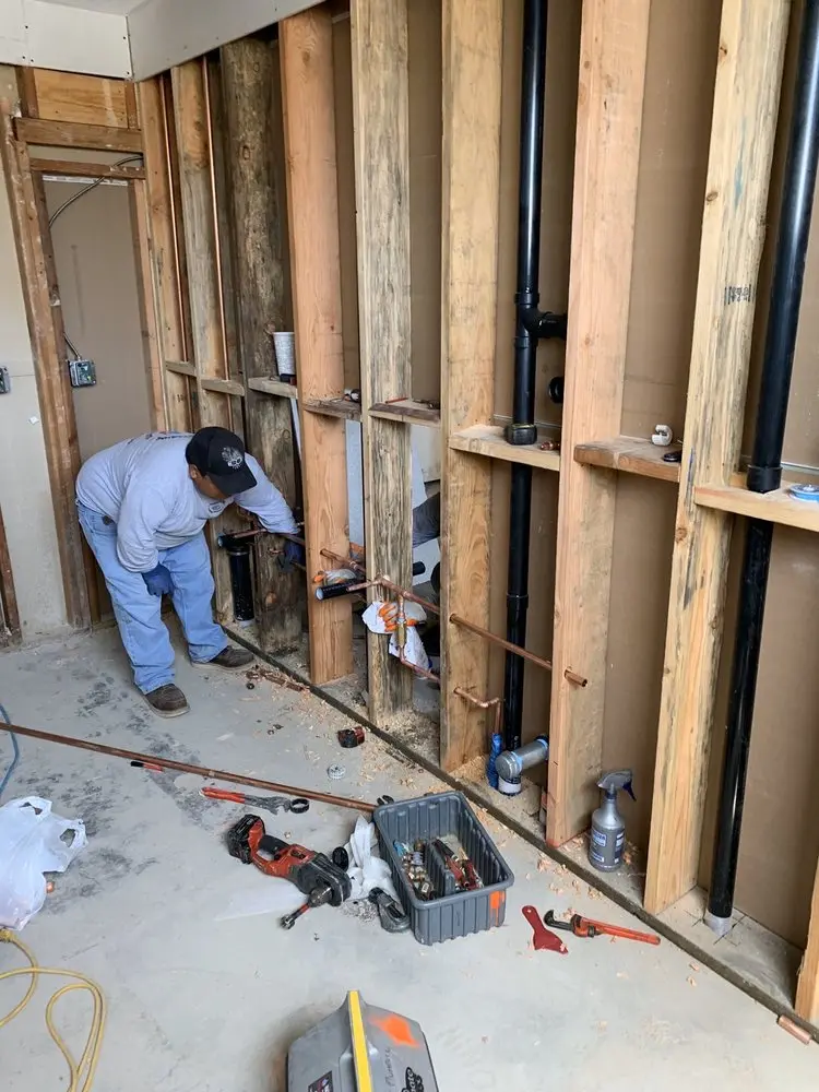 Commercial rough-in plumbing for Water Heater Replacement in Grand Park